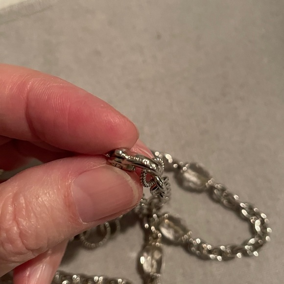 Judith Ripka Sterling Silver necklace - Picture 3 of 8